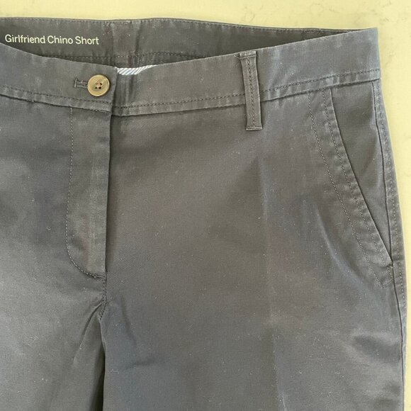 Talbots Girlfriend Chino 7" Cotton Casual Easycare 4 Pocket Shorts Blue Sz 6 - Picture 5 of 11